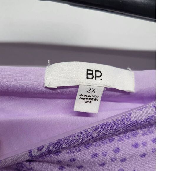 Nordstrom BP Women's 2X Purple Bandanna Mini Skirt - Picture 4 of 5